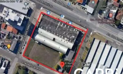 Terreno à venda na rua norberto de brito, 571, centro, são josé dos pinhais por r$ 22.000.000