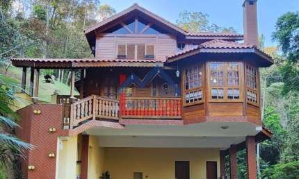 Parque Suíça de Caieiras - Casa em Condomínio com 4 quartos à venda, 175m² - Serra da Cantareira - Mairiporã/SP