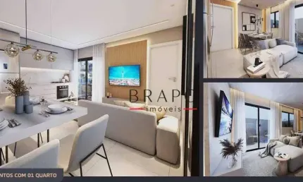 Apartamento com 1 dormitório à venda, 33 m²- Boa Vista - Curitiba/PR