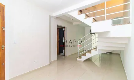 Sobrado com 3 dormitórios à venda, 101m² - xaxim - curitiba/pr
