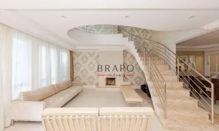 Casa com 4 dormitórios para alugar, 500 m² - abranches - curitiba/pr