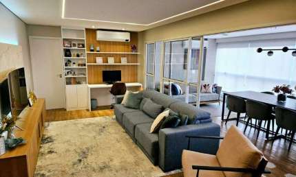 Apartamento com 3 Quartos à venda, 134m² - Vila Bertioga