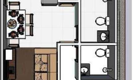 Casa para Venda em Várzea Grande, Nova Fronteira, 2 dormitórios, 1 suíte, 1 banheiro, 2 vagas