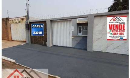 Casa para Venda em Várzea Grande, OURO VERDE, 2 dormitórios, 1 banheiro, 2 vagas