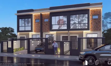 SOBRADO GEMINADO DE ALTO PADRÃO COM 02 SUÍTES À VENDA, R$ 600.000,00 BAIRRO GRAVATÁ EM NAVEGANTES
