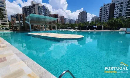Apartamento à Venda no Ocean Park - Módulo 6 da Riviera de São Lourenço | 3 Dormitórios / 1 Suíte, 105m², 1 Vaga | Varanda Gourmet, Lazer, 50m Praia