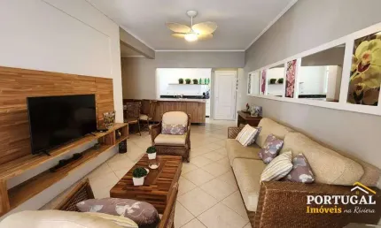 Apartamento à venda no módulo 2 da riviera de são lourenço | 121m², 3 suítes, 2 vagas | reformado, acesso à pe, 50m da praia, varanda gourmet