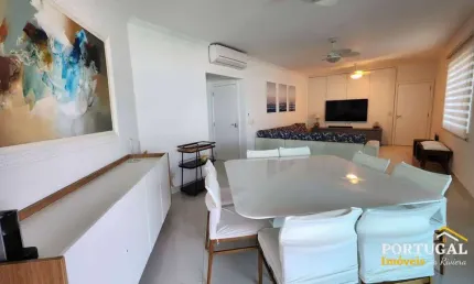 Apartamento à Venda no Módulo 6 da Riviera de São Lourenço | 196m², 4 Suítes, 2 Vagas | Vista ao Mar, Churrasqueira, Piscina, 100m da Praia