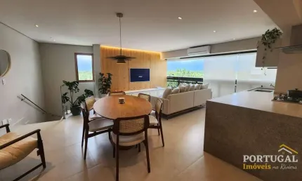 Apartamento à venda na riviera de são lourenço | duplex - 114m² área útil - 2 vagas de garagem | varanda gourmet