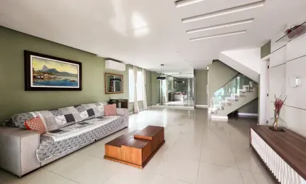 Barra da tijuca - cond blue house - linda casa com 4 suites
