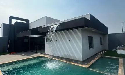 Casa Nova com Piscina e 3 Suítes em Porto Rico – Jardim Reviera