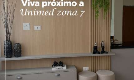 Últimas Unidades Apartamento Semi Mobiliado – Residencial Mykonos – Zona 7, Maringá/PR