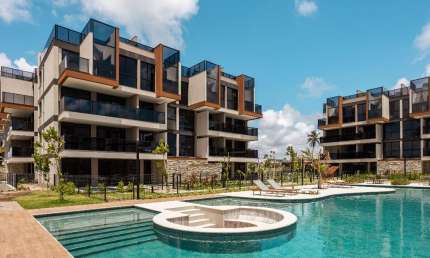 APARTAMENTO A VENDA NA PRAIA DE MURO ALTO /// COND. CAIS ECO RESIDÊNCIA /// COM 2 QUARTOS /// 62M²