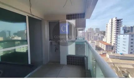 Apto novíssimo, praia grande - boqueirão - 2 dorm (1suíte), 1 vaga, varanda gourmet, lazer completo!
