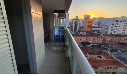 Apto NOVO, Praia Grande - Boqueirão - 2 dorm (1 suíte), 1 vaga, Varanda Gourmet, Lazer Completo!