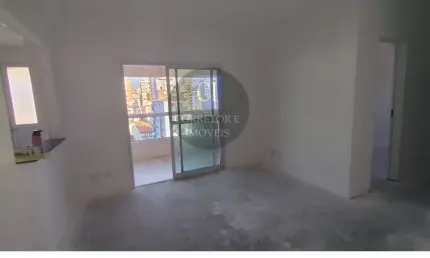Apto 70m² NOVO, Praia Grande - Boqueirão - 2 dorm (1 suíte), 1 vaga, Varanda Gourmet, Lazer Completo!