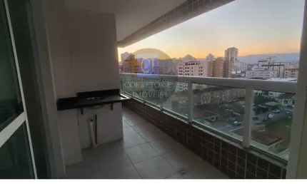 Apto 74m² NOVO, Praia Grande - Boqueirão - 2 dorm (1 suíte), 1 vaga, Varanda Gourmet, Lazer Completo!