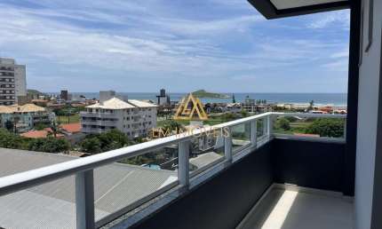 Apartamento 2 dormitórios com vista permanente para a praia.