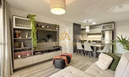 Exclusividade - Apartamento 2 dormitórios sendo 1 suíte, mobiliado, com sacada e