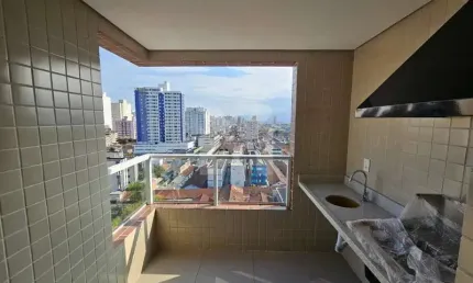 Apartamento com 2 quartos à venda em aviação, praia grande , 62 m2 por r$ 430.000