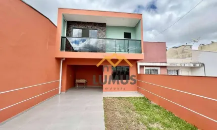 Sobrado com 3 dormitórios à venda, 120 m² por R$ 549.000,00 - Gralha Azul - Fazenda Rio Grande/PR