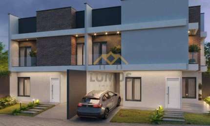 Sobrados com 3 dormitórios à venda, 88 m² por R$ 600.000 - Fazendinha - Curitiba/PR