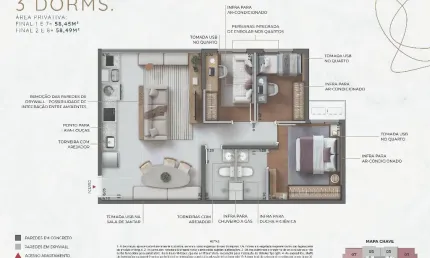 Signature barra funda: apartamento 2 e 3 dormitórios com suíte