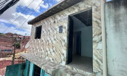 Casa com 02 quartos por 55 mil no jacintinho - maceió - al
