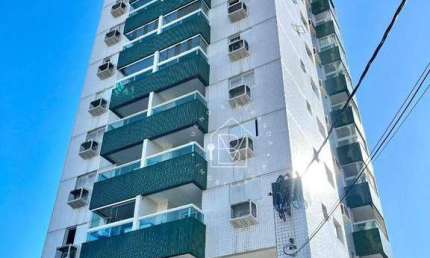Apartamento com 1 dormitório à venda, 45 m² por R$ 298.000,00 - Vila Guilhermina - Praia Grande/SP