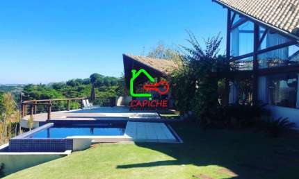 Luxuosa Mansão de 5 Quartos em Condomínio de Alto Padrão em Louveira-SP - Residencial Jardim Primavera: 5 suítes, 3 salas, 8 banheiros, 12 vagas, 760m².