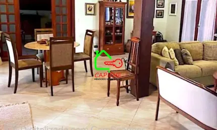 Casa de alto padrão em condomínio à venda em Vinhedo-SP, São Joaquim: 6 quartos, 2 suítes, 3 salas, 6 banheiros, 4 vagas, 416m².