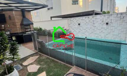 Condomínio com lazer de Resort em Vinhedo-SP: Casa com 3 suítes, 3 salas e 172m² no bairro Observatório