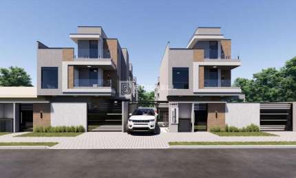 Sobrado à venda no Boqueirão, Curitiba: 122m², 3 suítes, 2 vagas de garagem. Oportunidade por R$849.000!