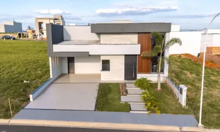 Casa em condomínio na cidade de Indaiatuba SP, 3 suítes, nova, piscina, closet em terreno de 300m²