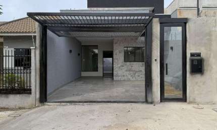 Casa à venda, Jardim Brasil, MARINGA - PR Casa novinha, com área gourmet e um projeto super funciona