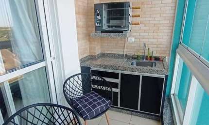 LINDO APARTAMENTO MOBILIADO A VENDA. COM 1 SUÍTE MAIS 2 QUARTOS E 82M .