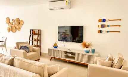 Casa em condomínio em juquehy vista panorâmica da praia - venda e locação anual