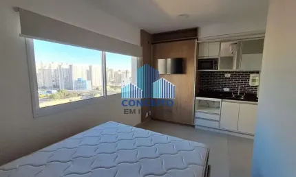 Apartamento (Studio) para Locação, mobiliado, com 1 dormitorio, 26 m², localizado proximo a estação do Metrô Belém, Centro, Comércio, Escola, Faculdade/Universidade, Parque, vias de acesso.