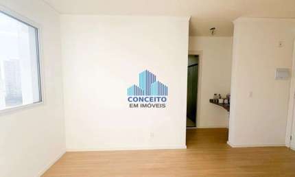 Excelente oportunidade!!! Apartamento para locação na Cidade Mooca, com 2 dormitórios, sala ampla, cozinha, banheiro, andar alto, lazer completo, com 40m2