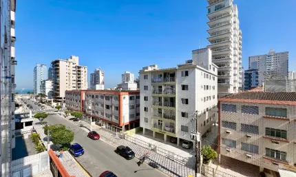 Apartamento 2 dormitórios no Canto do Forte, em Praia Grande-SP
