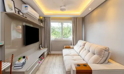 Apartamento 2 dorm com churrasqueira infra completa na aparicio borges