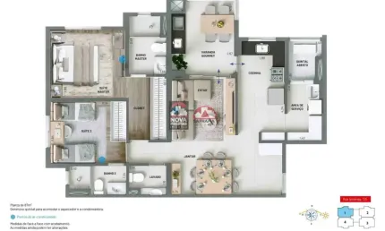 Apartamento com 2 quartos à venda na Rua Ipiranga, 125, Vila Ema, São José dos Campos