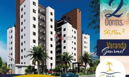 Apartamento com 2 quartos à venda na Rua Ipê, Bloco A, 240, Martim de Sá, Caraguatatuba