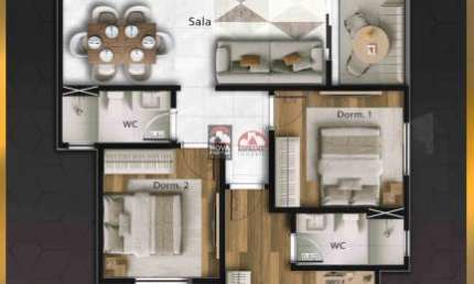 Apartamento com 3 quartos à venda na Rua Chile, 95, Parque das Nações, Pindamonhangaba