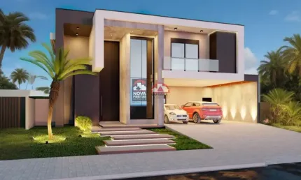 Sobrado de 380m² com 5 suítes e piscina à venda, por apenas r$ 2.870.000,00 - no residencial vivant no bairro urbanova em são josé dos campos