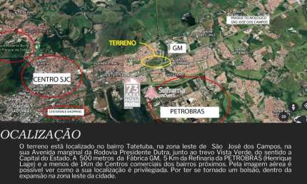 Terreno comercial à venda na Rodovia Presidente Dutra, Cidade Vista Verde, São José dos Campos