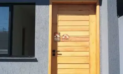 Casa nova no bairrodo Golfinho em Caraguatatuba aceita financiamento