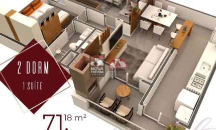 Apartamento com 2 quartos para alugar na Rua Gilberto Moreira, 174, Vila Aprazível, Jacareí