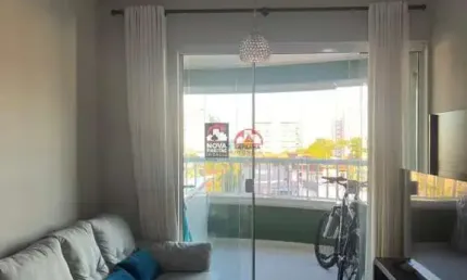 Apartamento mobiliado a 400m da praia do indaiá com 3 dormitórios sendo 1 suíte e lazer completo