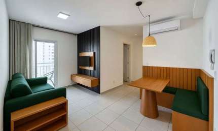Apto Mobiliado Vila Imperial – 2 Dorms, Sacada, piscina, academia